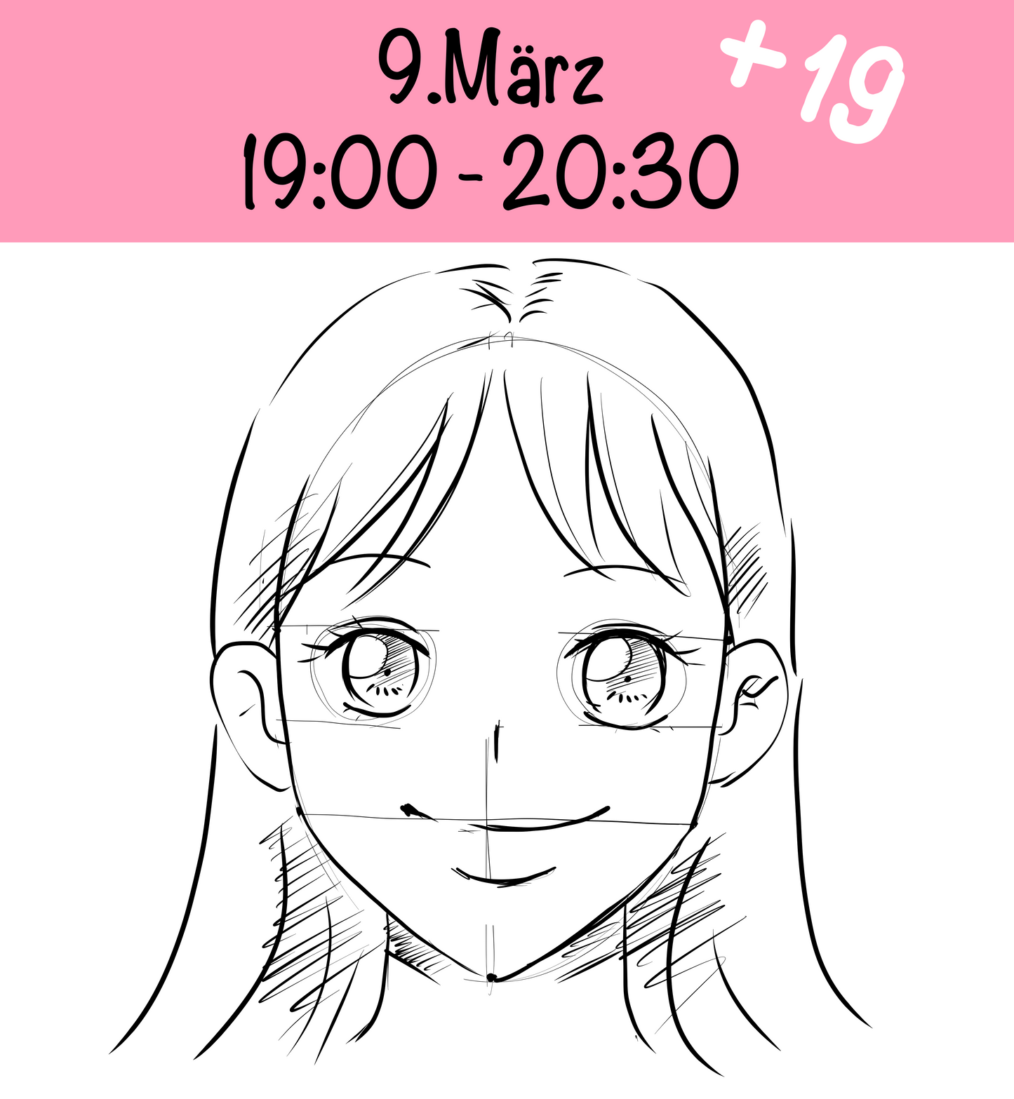 ONLINE Manga Drawing Class 1: Beginner (9 March)