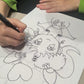 9 August (SAT morning): KIDS Manga Drawing Class: Rumi
