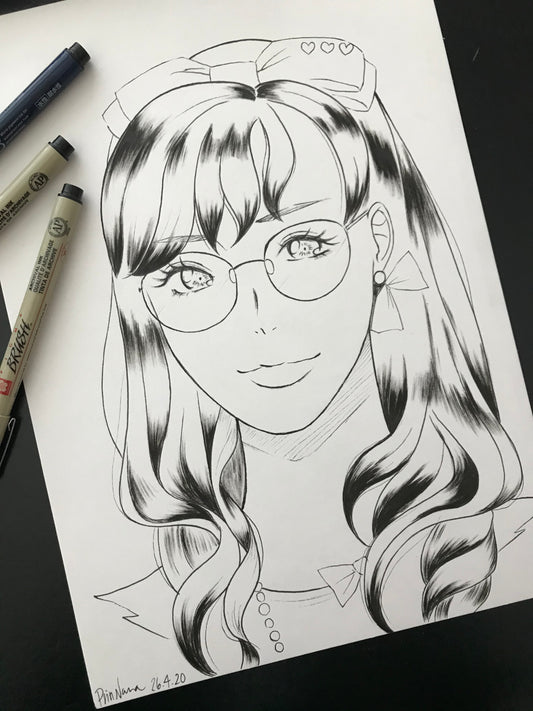Manga Portrait Ink
